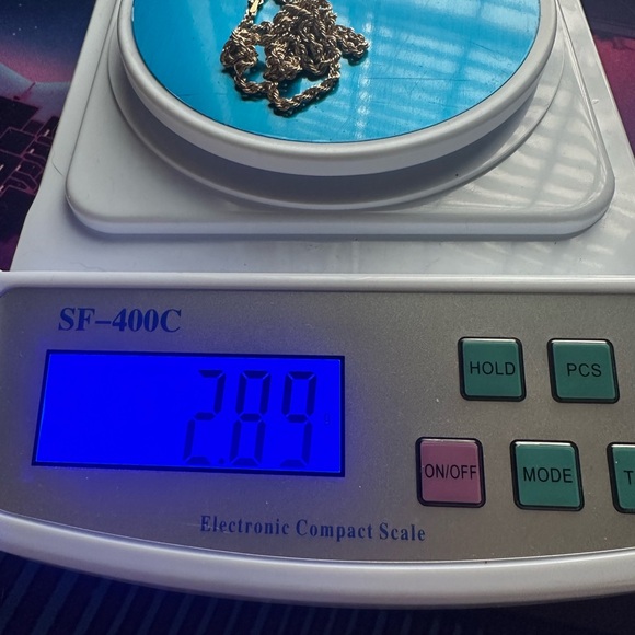 Vintage 14k gold rope chain necklace 20 inches - Picture 7 of 7